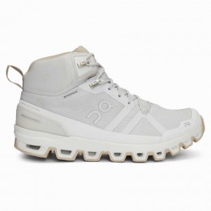 Beige On Cloudrock Waterproof Women's Hiking Boots | ORJ436821