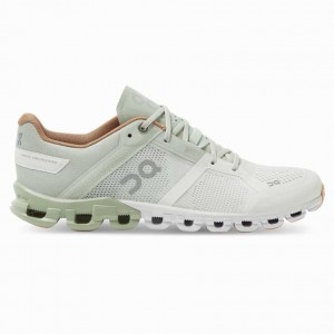 Beige / White On Cloudflow Women's Road Running Shoes | TEK865743