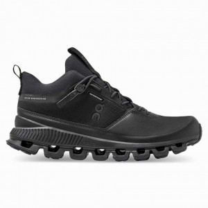 Black On Cloud Hi Waterproof Women's Sneakers | XMB769582