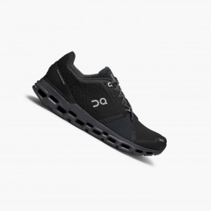 Black On Cloudstratus Men's Road Running Shoes | ZIE765903