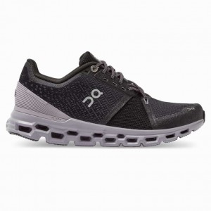 Black On Cloudstratus Women's Road Running Shoes | SON421763