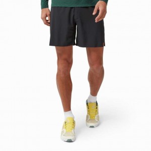 Black On Lightweight Men's Running Shorts | MBJ928751