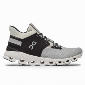 Black / Grey On Cloud Hi Edge Men's Sneakers | JXA061532