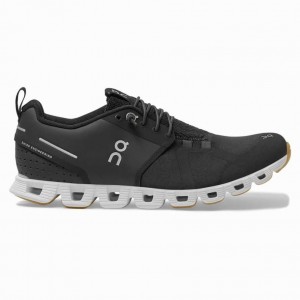 Black / White On Cloud Terry Women's Road Running Shoes | OCF268301