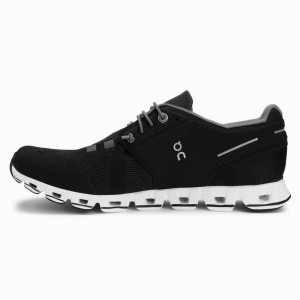 Black / White On Cloud Women's Road Running Shoes | RFB580731