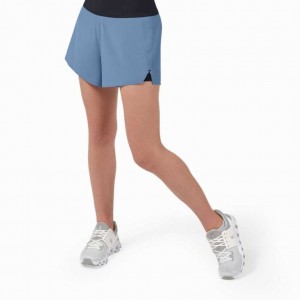 Blue / Black On Women's Running Shorts | NLO912074