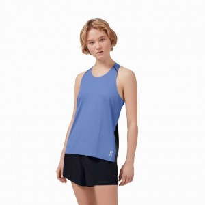 Blue / Black On Women's Tank Top | JDQ930751