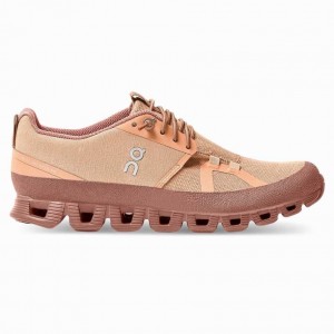 Brown Rose On Cloud Dip Women's Road Running Shoes | PEK036149