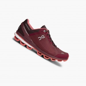 Burgundy On Cloudsurfer Women's Training Shoes | HNE801645