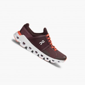 Burgundy On Cloudswift Women's Road Running Shoes | QHW973862