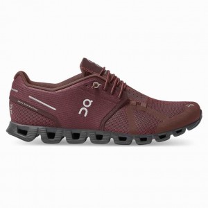 Claret On Cloud Monochrome Men's Road Running Shoes | BRI831260