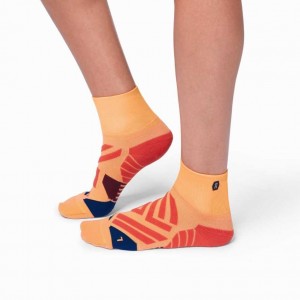 Coral / Navy On Mid Socks | IUB089314