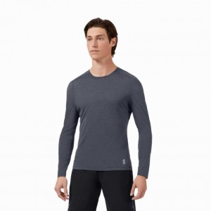 Dark On Performance Long Men's T-shirts | WLU178692