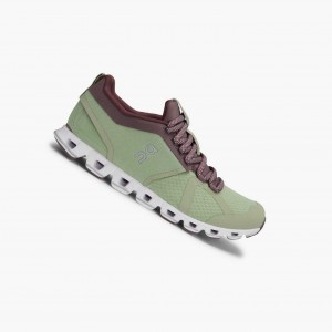 Green On Cloud Beam Women's Road Running Shoes | SCT152938