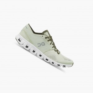 Green On Cloud X Men's Training Shoes | OMZ531708