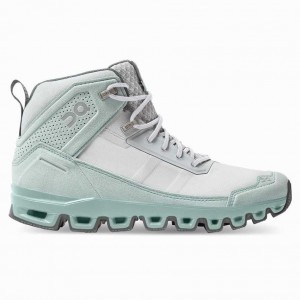 Green / White On Cloudridge Women's Hiking Boots | QAI816032