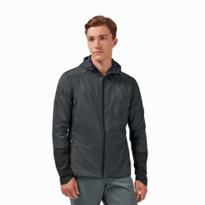 Grey / Black On Insulator Men's Jackets | IUR017385