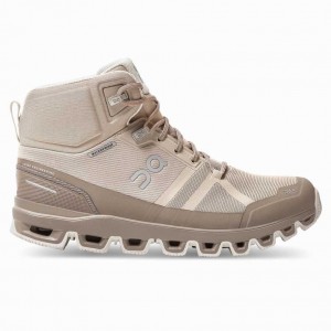 Khaki On Cloudrock Waterproof Women's Hiking Boots | CEL641805