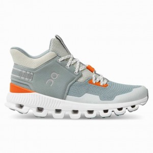 Light Blue On Cloud Hi Edge Women's Sneakers | ABU251087