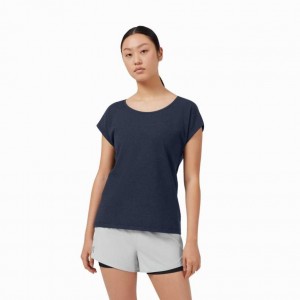 Navy On Women's T-shirts | MAF279063