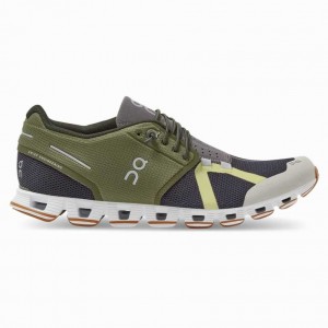 Navy / Green On Cloud 70 | 30 Women's Road Running Shoes | UOT891572