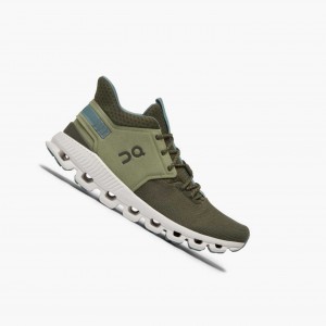 Olive On Cloud Hi Edge Men's Road Running Shoes | FQO798231