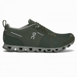 Olive On Cloud Waterproof Men's Road Running Shoes | FHA754390