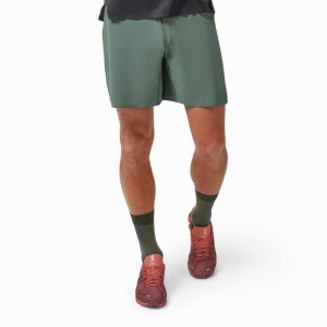 Olive On Lightweight Men's Running Shorts | LWM739061