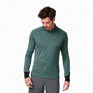 Olive On Weather Men's Running Shirts | YLD941608