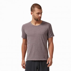 Purple On Active Men's T-shirts | YKZ159307