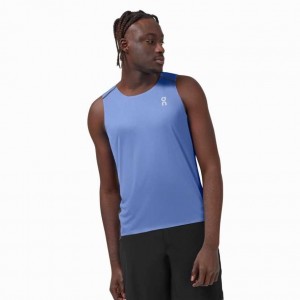 Royal / Black On Men's Tank Top | NBT751246