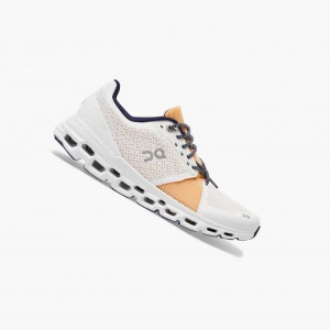 White On Cloudstratus Women's Road Running Shoes | EWO827534