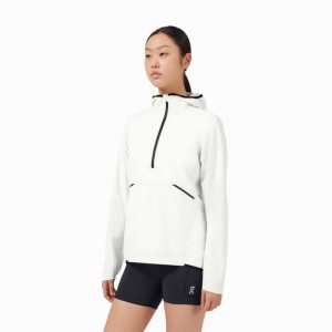 White On Waterproof Anorak Women's Jackets | KHJ475186