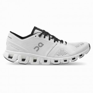 White / Black On Cloud X Women's Training Shoes | LSR310529