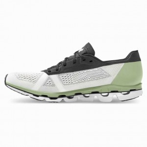 White / Black On Cloudboom Men's Road Running Shoes | HUC782041