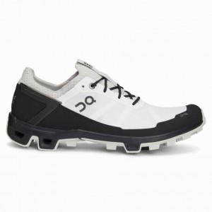 White / Black On Cloudventure Peak Men's Trail Running Shoes | MWL869715