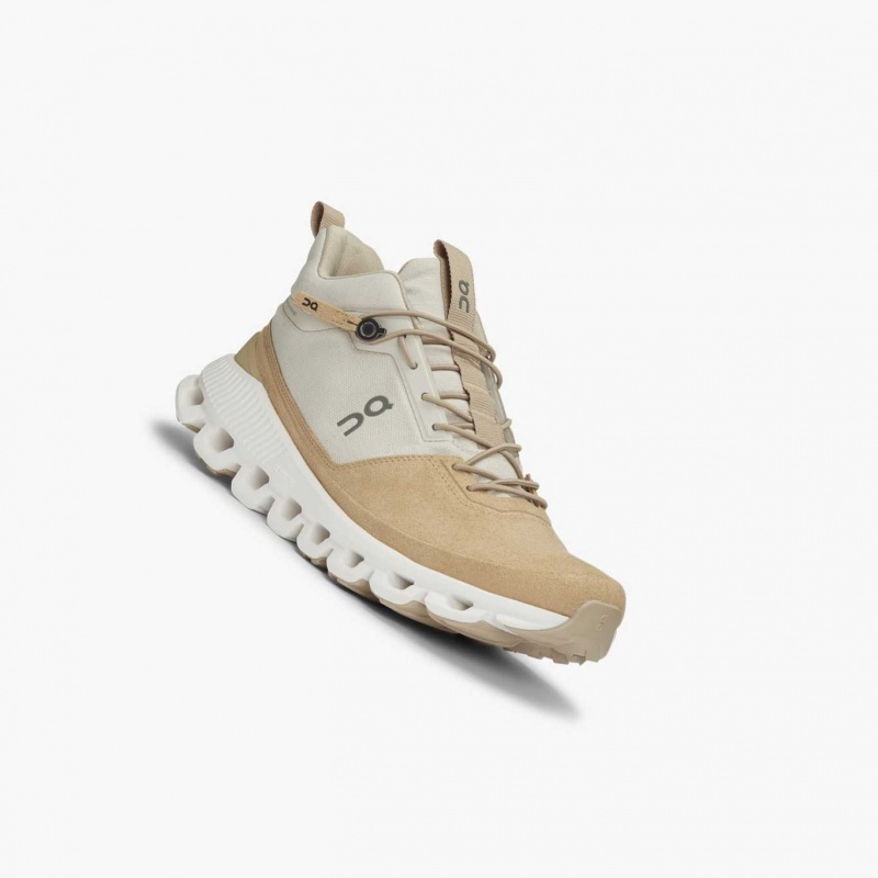 Beige On Cloud Hi Women's Road Running Shoes | MFV491087