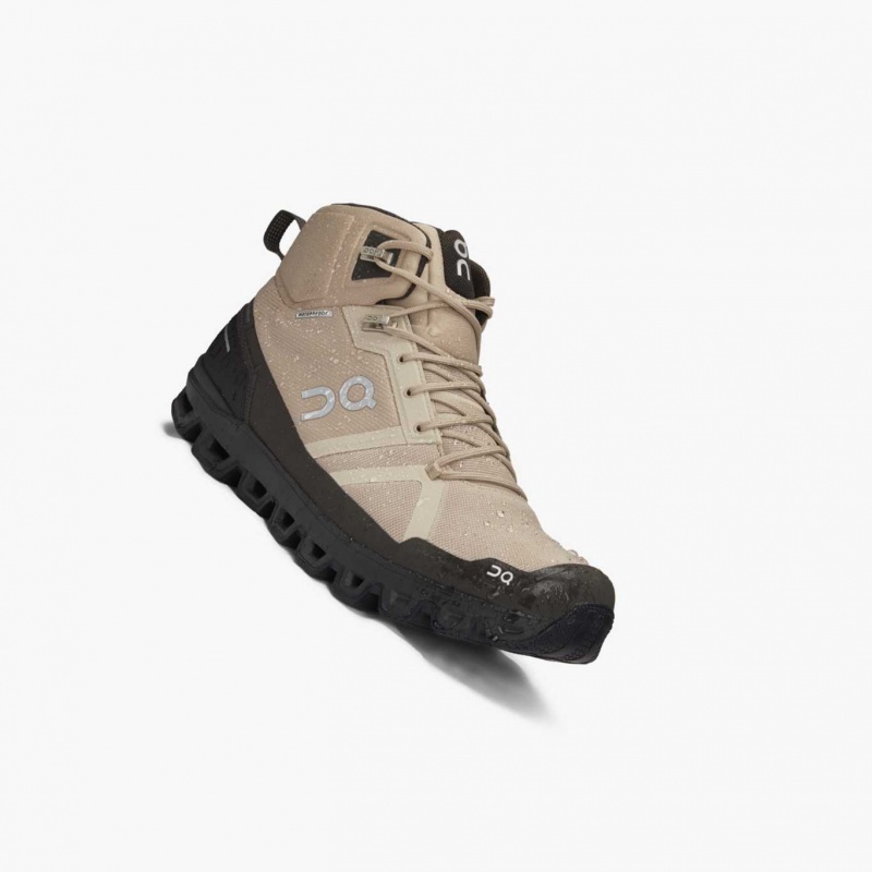 Beige On Cloudrock Waterproof Men's Hiking Boots | IMY845261