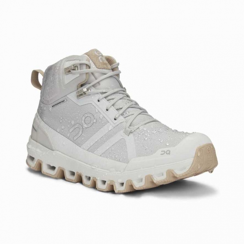 Beige On Cloudrock Waterproof Women's Hiking Boots | ORJ436821