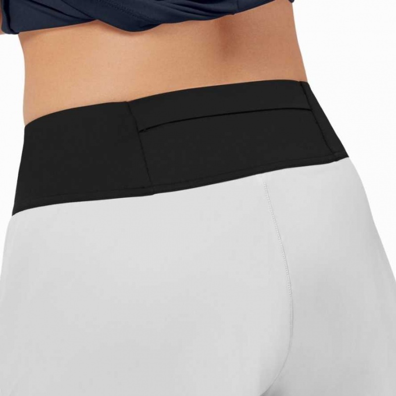 Beige / Black On Women's Running Shorts | VNW213756