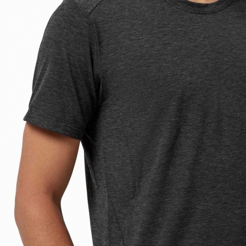 Black On Active Men's T-shirts | RPF124863