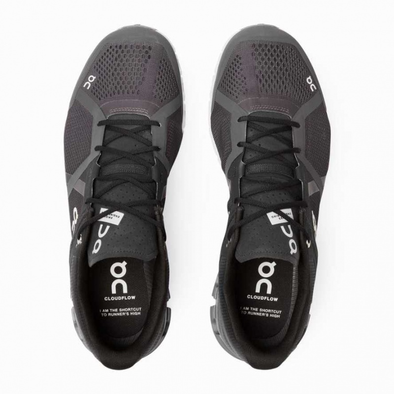 Black On Cloudflow Men's Road Running Shoes | RJG435068