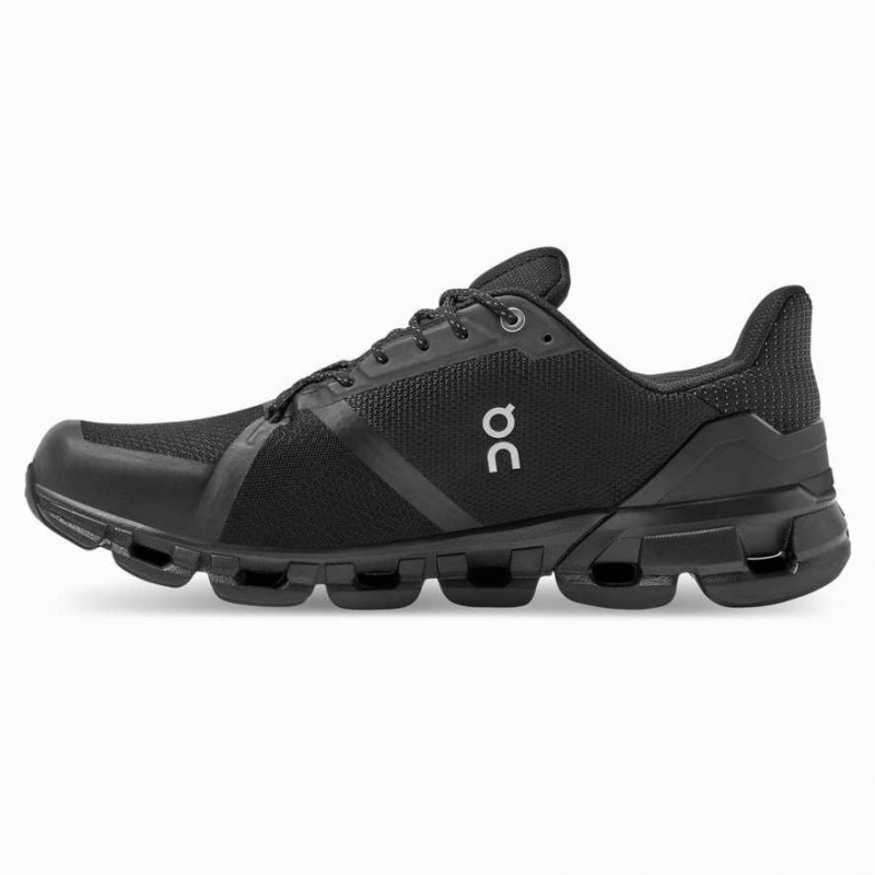 Black On Cloudflyer Waterproof Men's Road Running Shoes | ZPQ673285