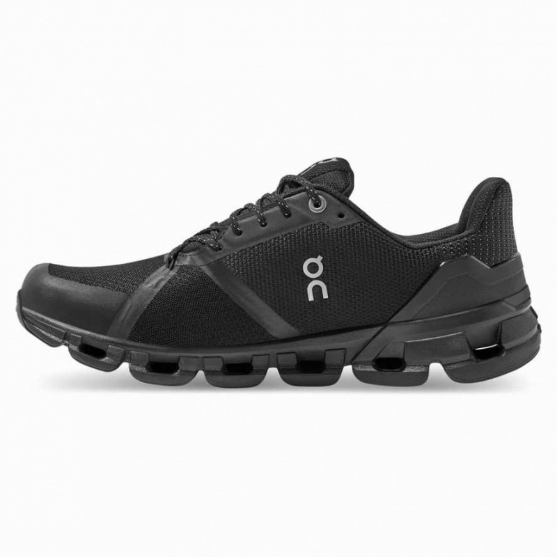 Black On Cloudflyer Waterproof Women's Road Running Shoes | OGV297405