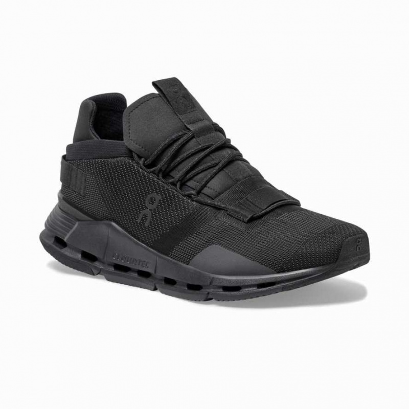 Black On Cloudnova Men's Sneakers | BNF371604