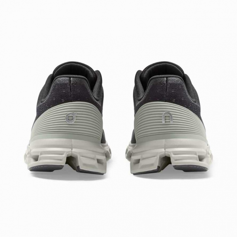 Black On Cloudstratus Men's Road Running Shoes | OVM726438