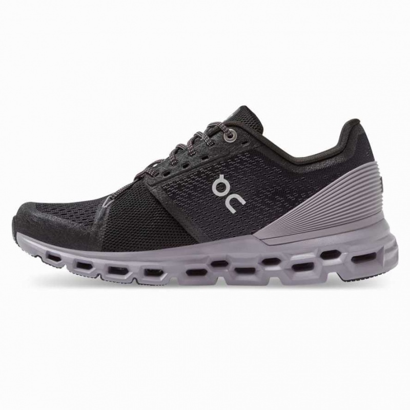 Black On Cloudstratus Women's Road Running Shoes | SON421763