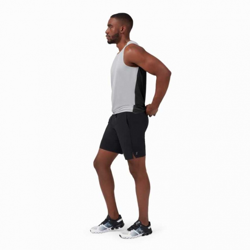 Black On Hybrid Men's Running Shorts | ZHX287316