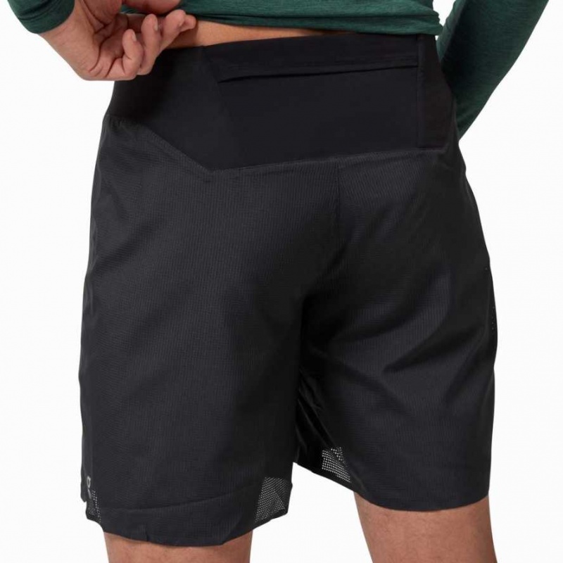 Black On Lightweight Men's Running Shorts | MBJ928751