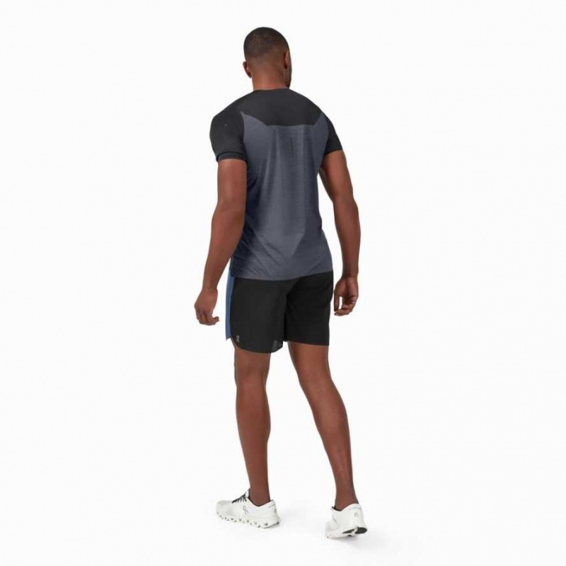 Black On Lightweight Men's Running Shorts | WRT079612